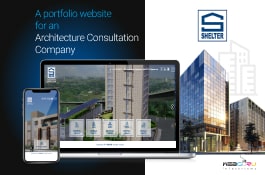 A portfolio website for an architecture consultation company